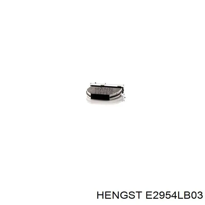 Фільтр салону E2954LB03 Hengst