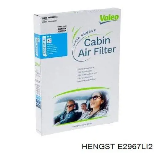 Повітряний фільтр салону Hengst E2967LI2