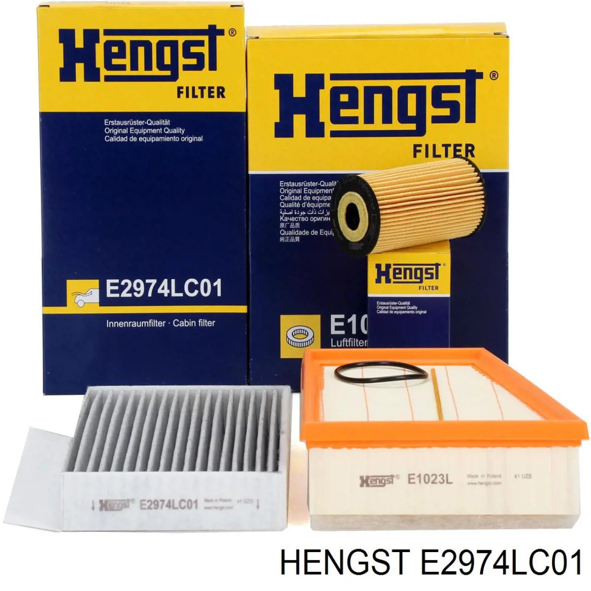 Купити E2974LC01 Hengst Фільтр салону вугільний