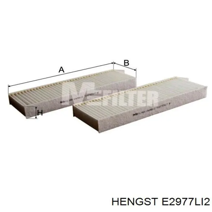 Фільтр повітряний обігрівача Hengst E2977LI2 ціна, від 8.86 USD