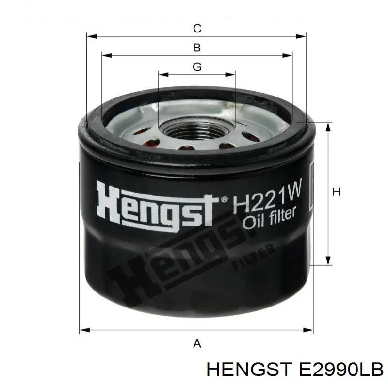 E2990LB Hengst Внутрішньосалонний фільтр