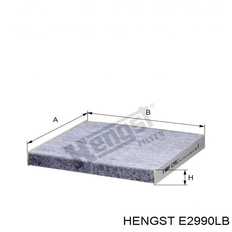 Фільтр повітряний обігрівача Hengst E2990LB ціна, від 15.65 USD