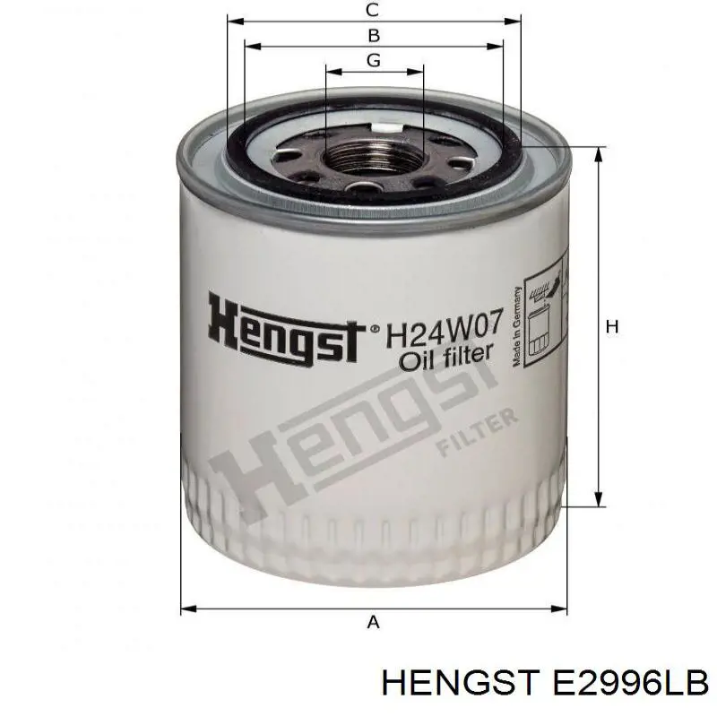 E2996LB Hengst Внутрішньосалонний фільтр