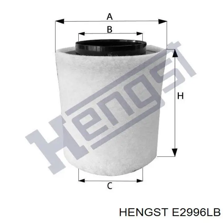 Фільтр повітряний обігрівача Hengst E2996LB ціна, від 33.79 USD