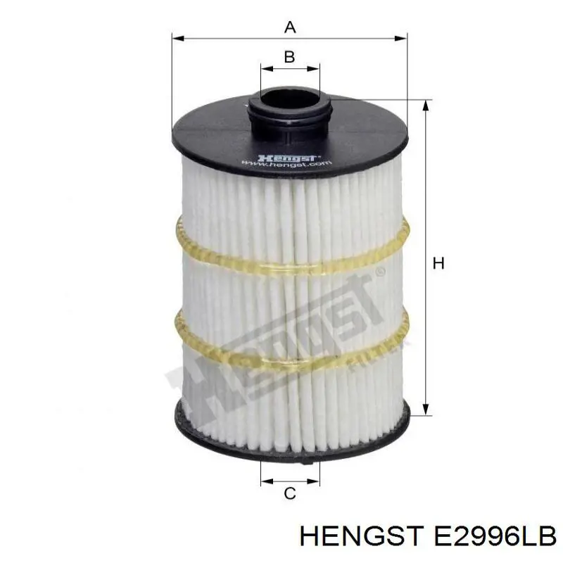Купити E2996LB Hengst Фільтр салону вугільний