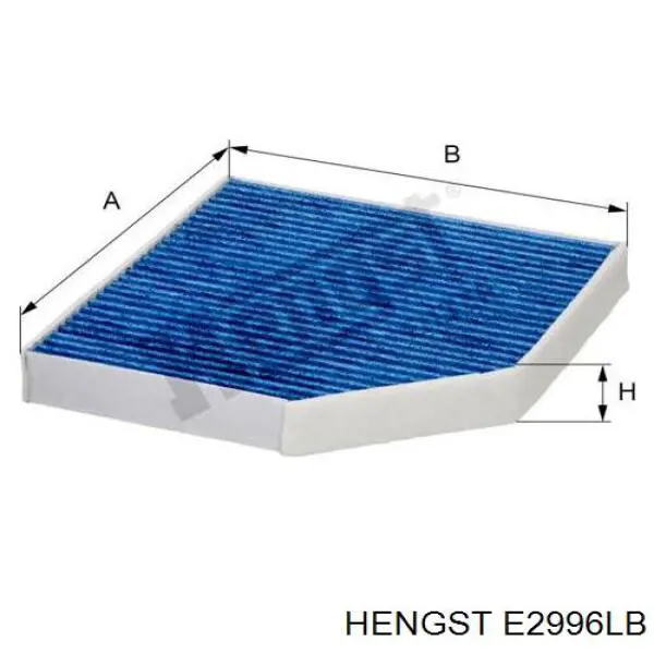 Купити E2996LB Hengst Фільтр салону вугільний