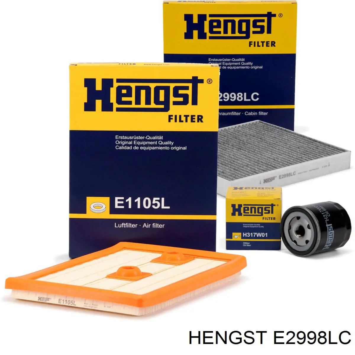 Фільтр повітряний обігрівача Hengst E2998LC ціна, від 11.51 USD