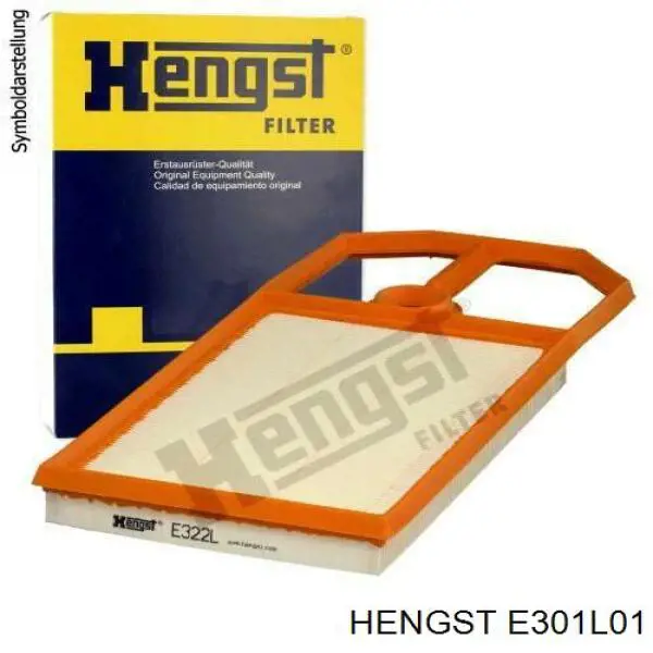 Повітряний фільтр E301L01 Hengst
