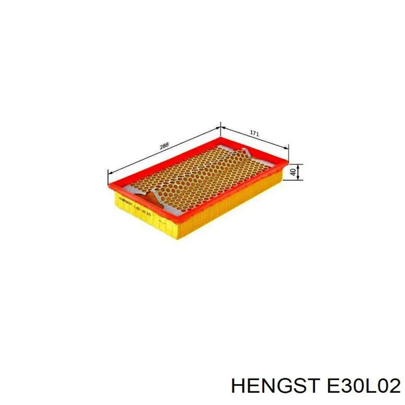 Фільтр повітряний Hengst E30L02
