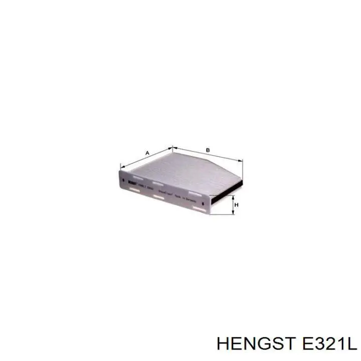Повітряний фільтр E321L Hengst