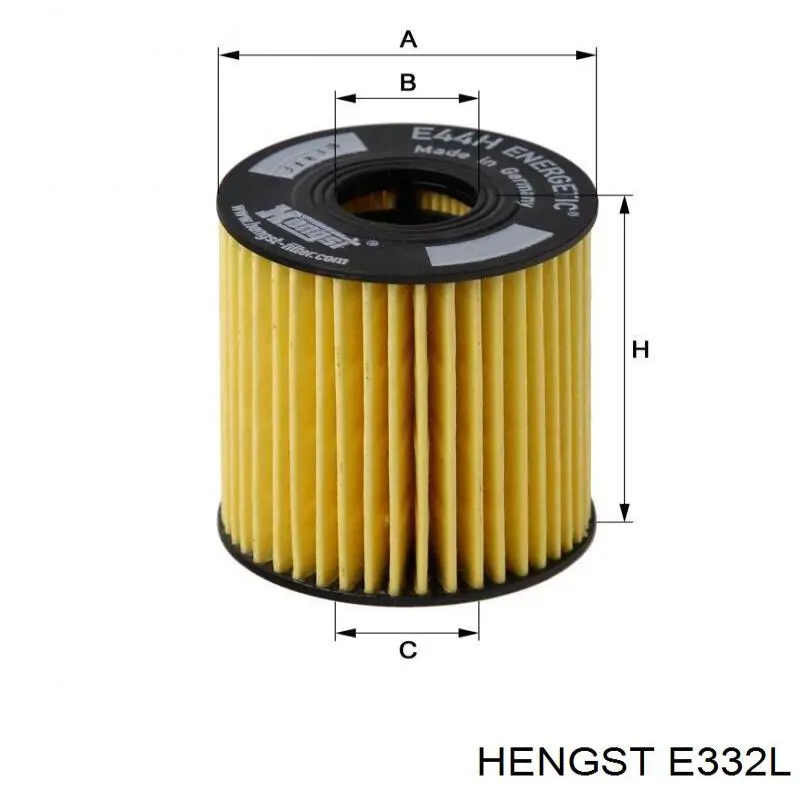E332L Hengst фільтр повітряний