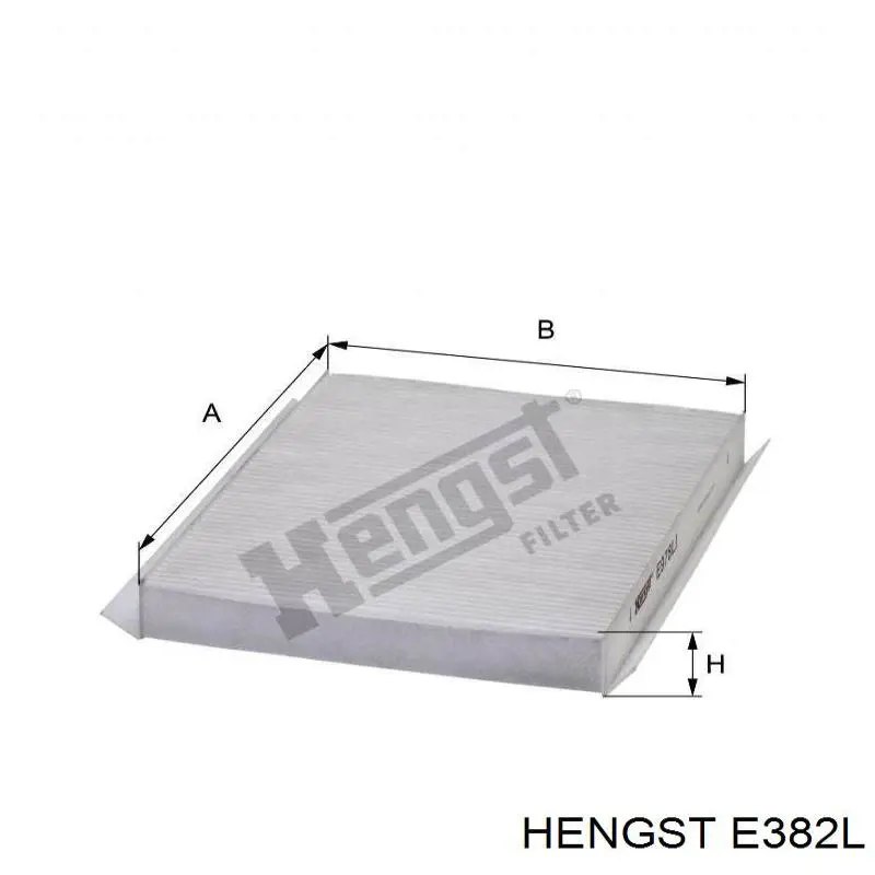 Фільтр повітряний Hengst E382L
