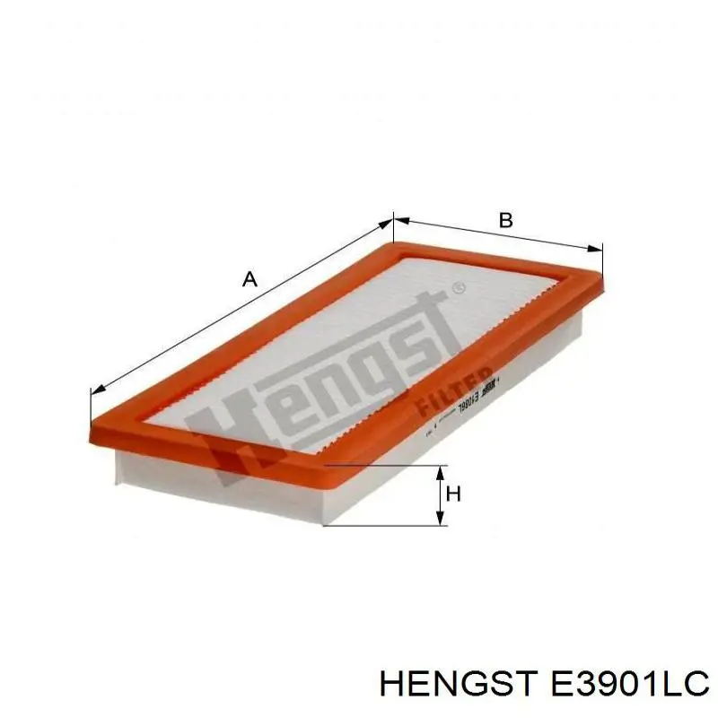 Повітряний фільтр салону Hengst E3901LC