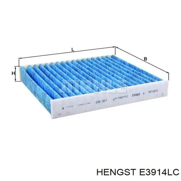 E3914LC Hengst Внутрішньосалонний фільтр