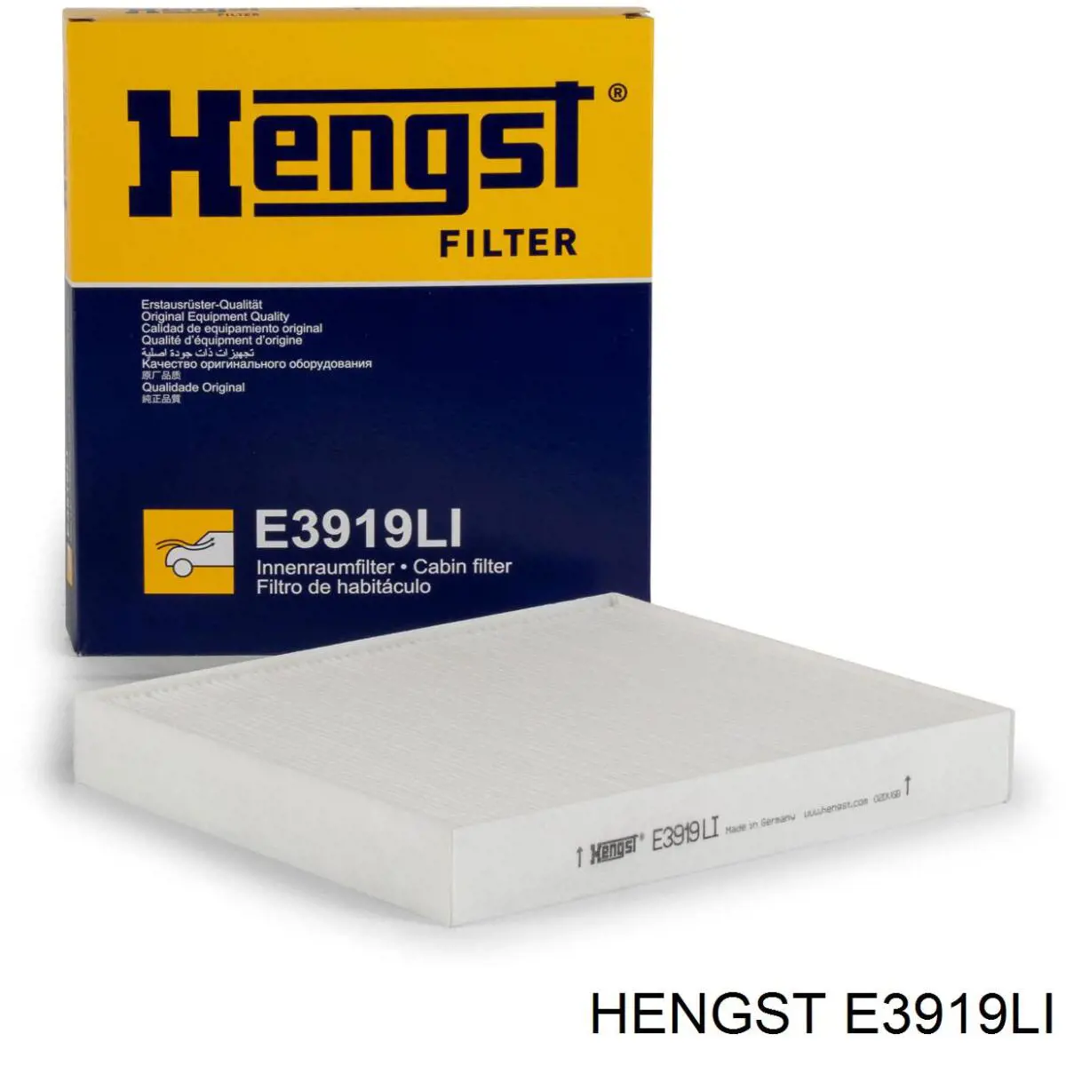 E3919LI Hengst Внутрішньосалонний фільтр