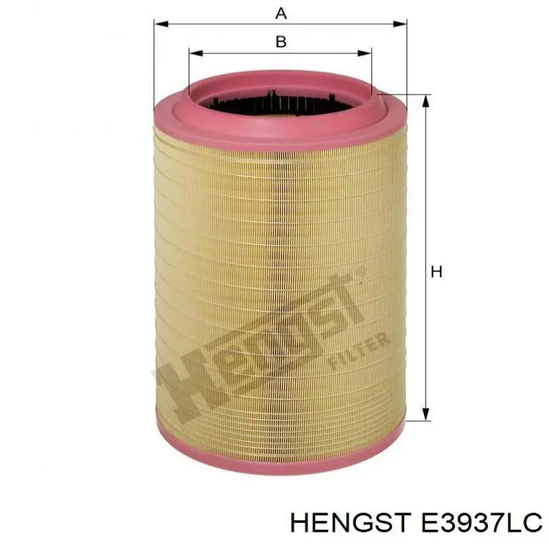 Фільтр повітряний обігрівача Hengst E3937LC ціна, від 26.30 USD