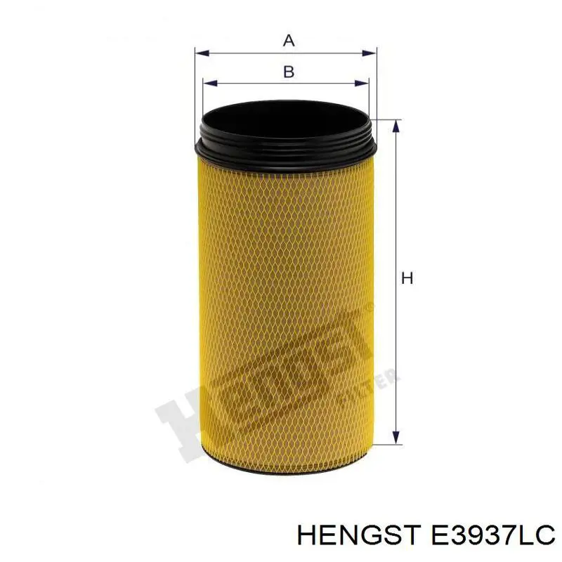Купити E3937LC Hengst Фільтр салону вугільний