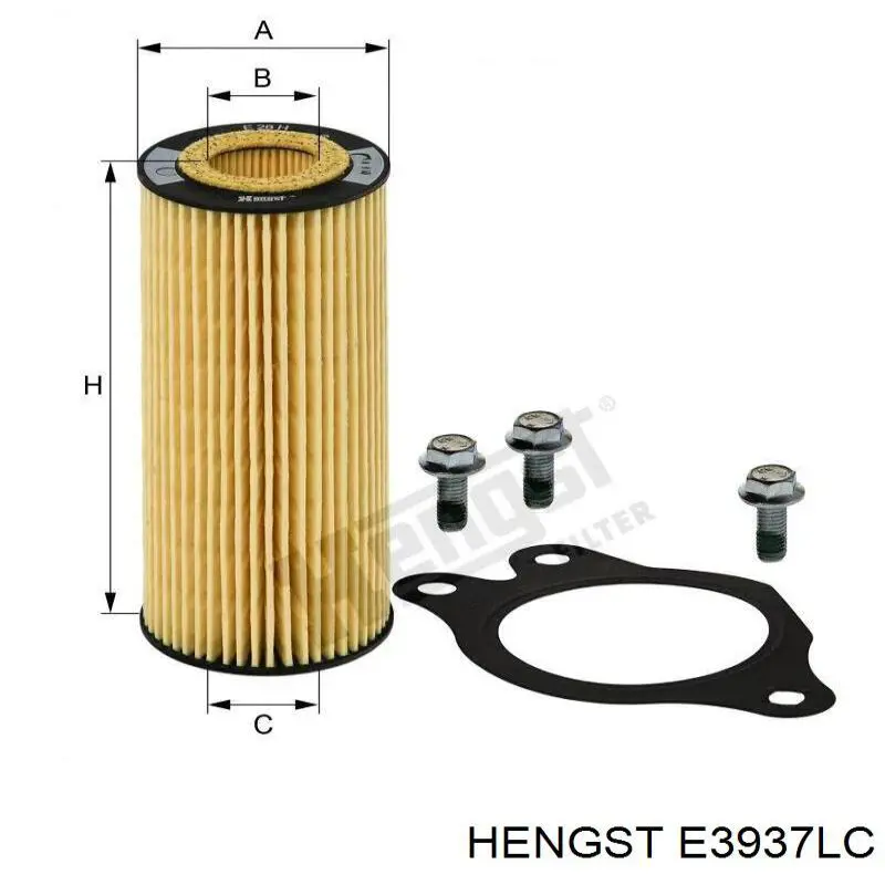 Фільтр салону E3937LC Hengst