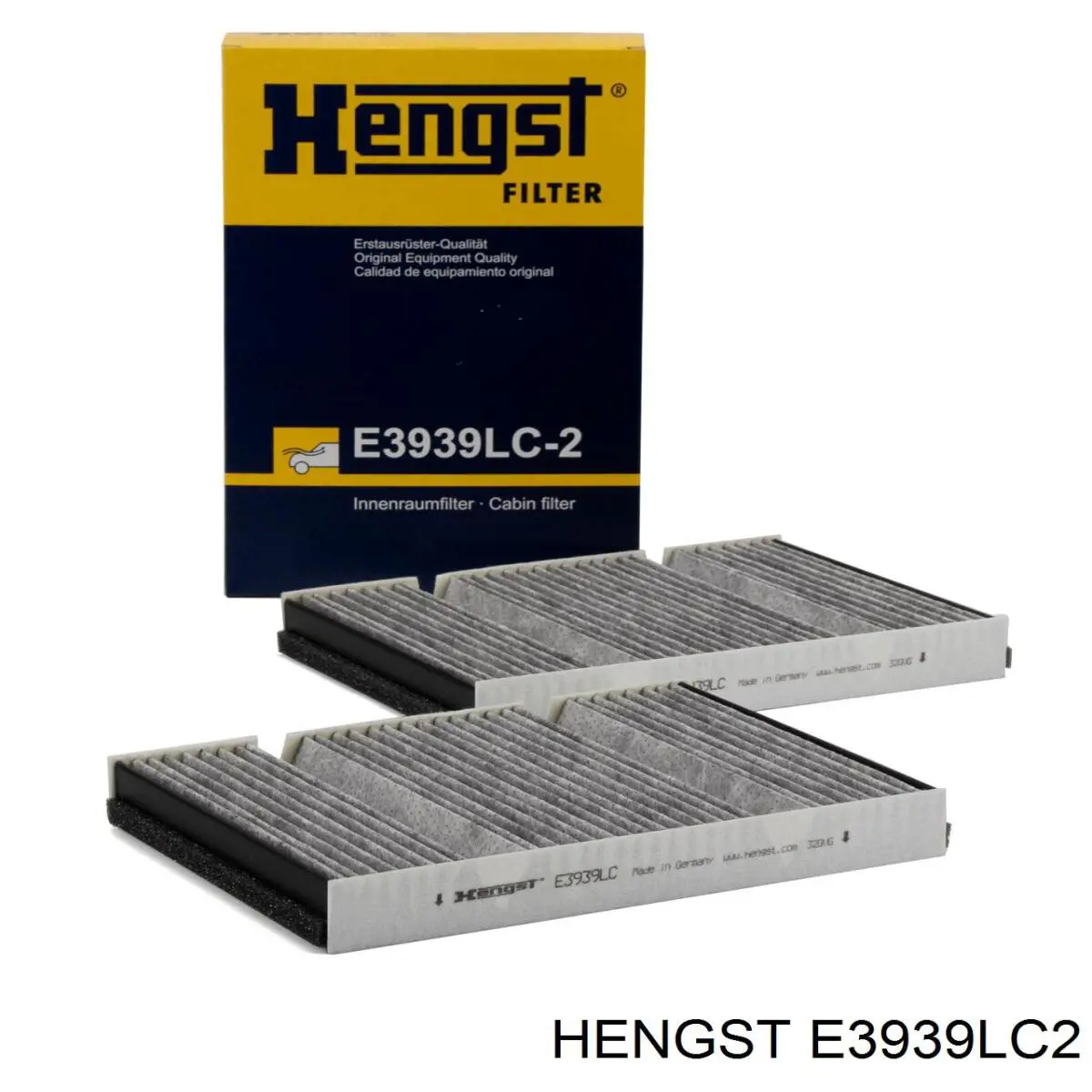 Купити E3939LC2 Hengst Фільтр салону вугільний