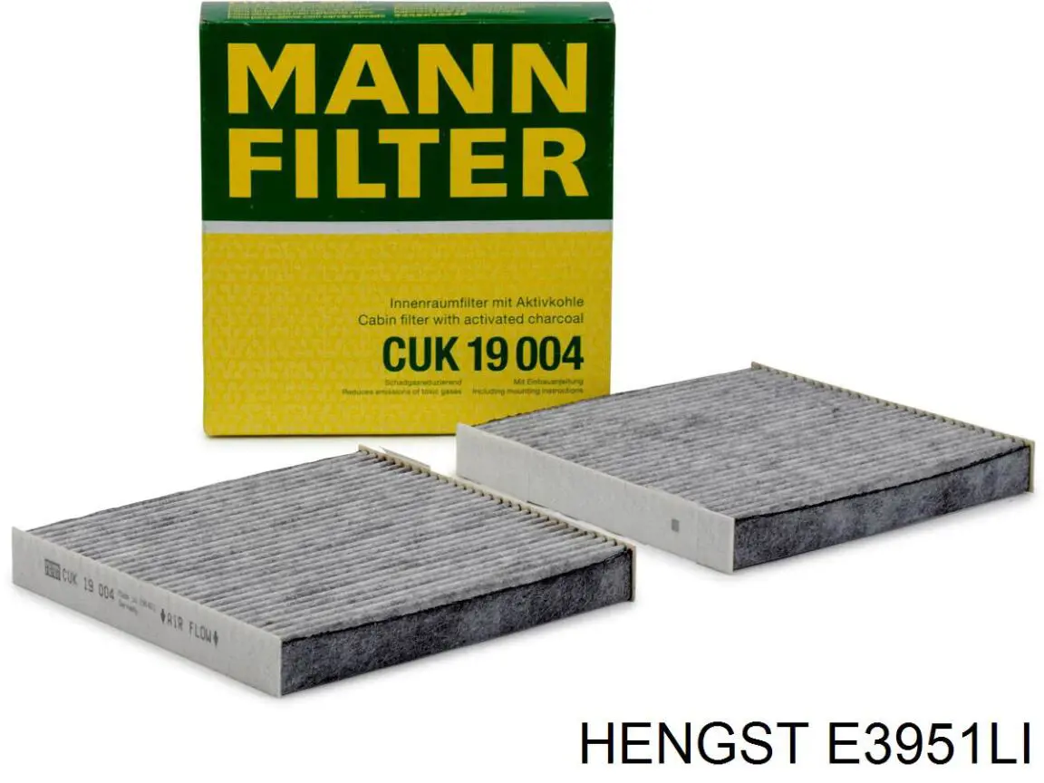 Фільтр повітряний обігрівача Hengst E3951LI ціна, від 15.33 USD