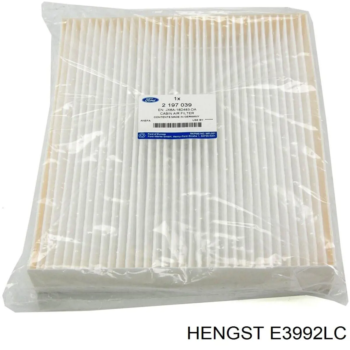 Фільтр повітряний обігрівача Hengst E3992LC ціна, від 7.67 USD