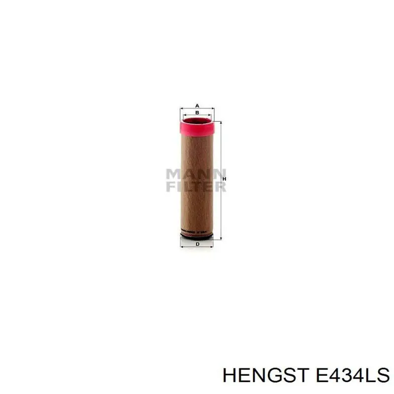 Купити E434LS Hengst Автомобільний фільтр повітря