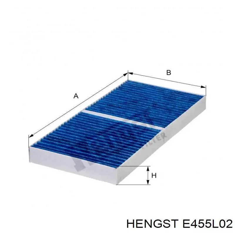 Повітряний фільтр E455L02 Hengst