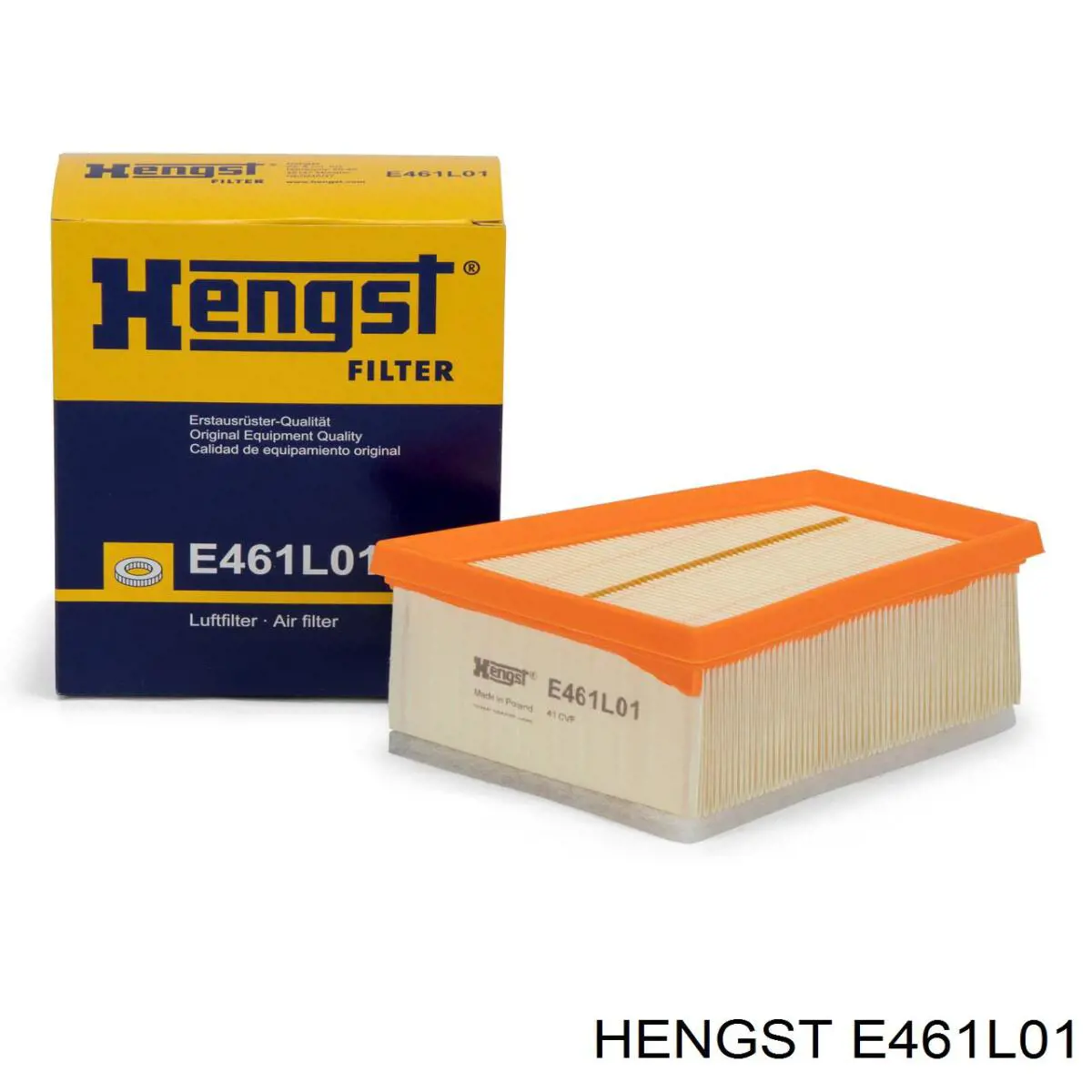 Повітряний фільтр E461L01 Hengst