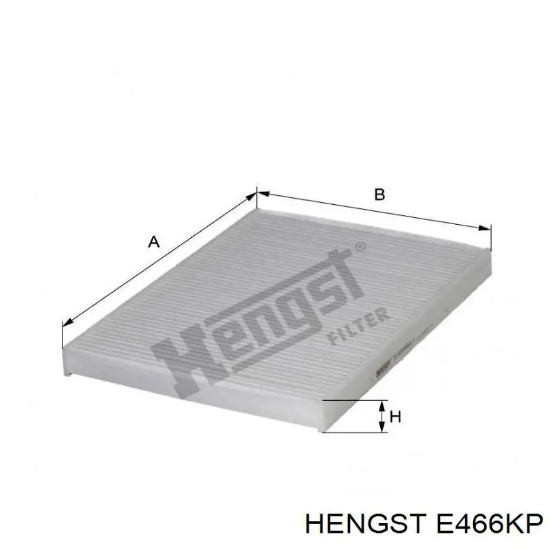 Фільтр паливний E466KP Hengst