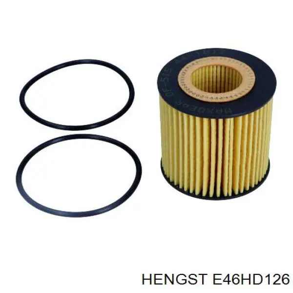 Масляний фільтр двигуна Hengst E46HD126 ціна, від 5.64 USD