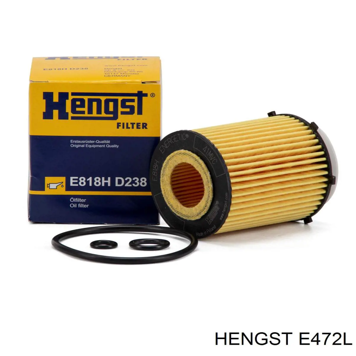 Повітряний фільтр E472L Hengst