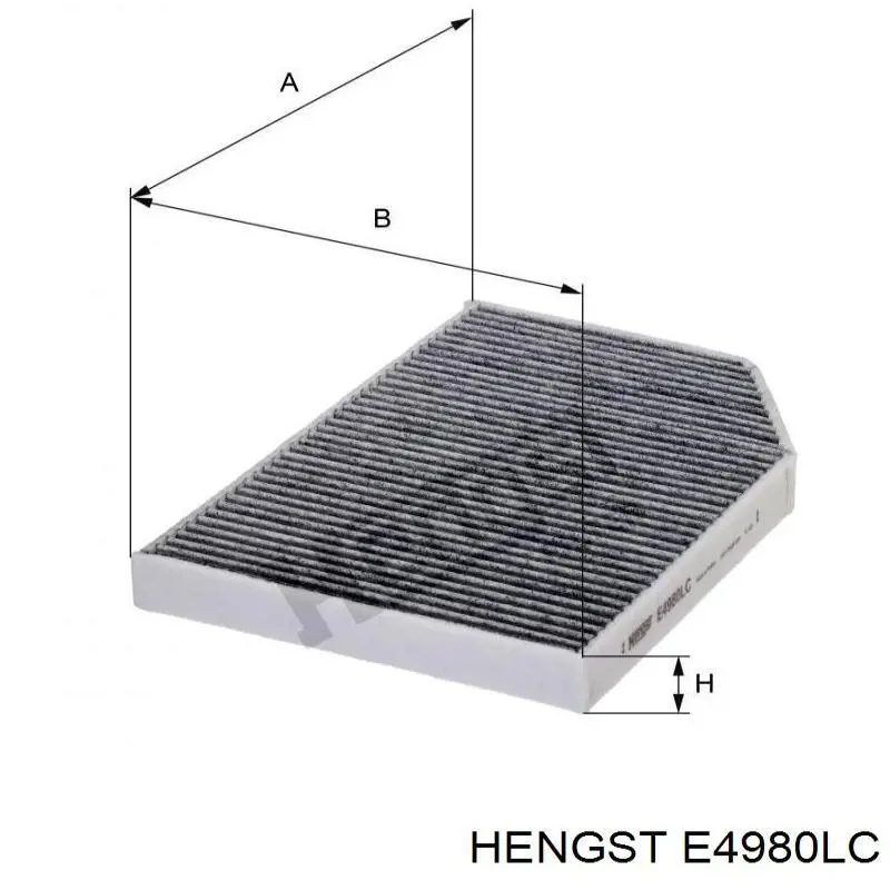 E4980LC Hengst фільтр салону
