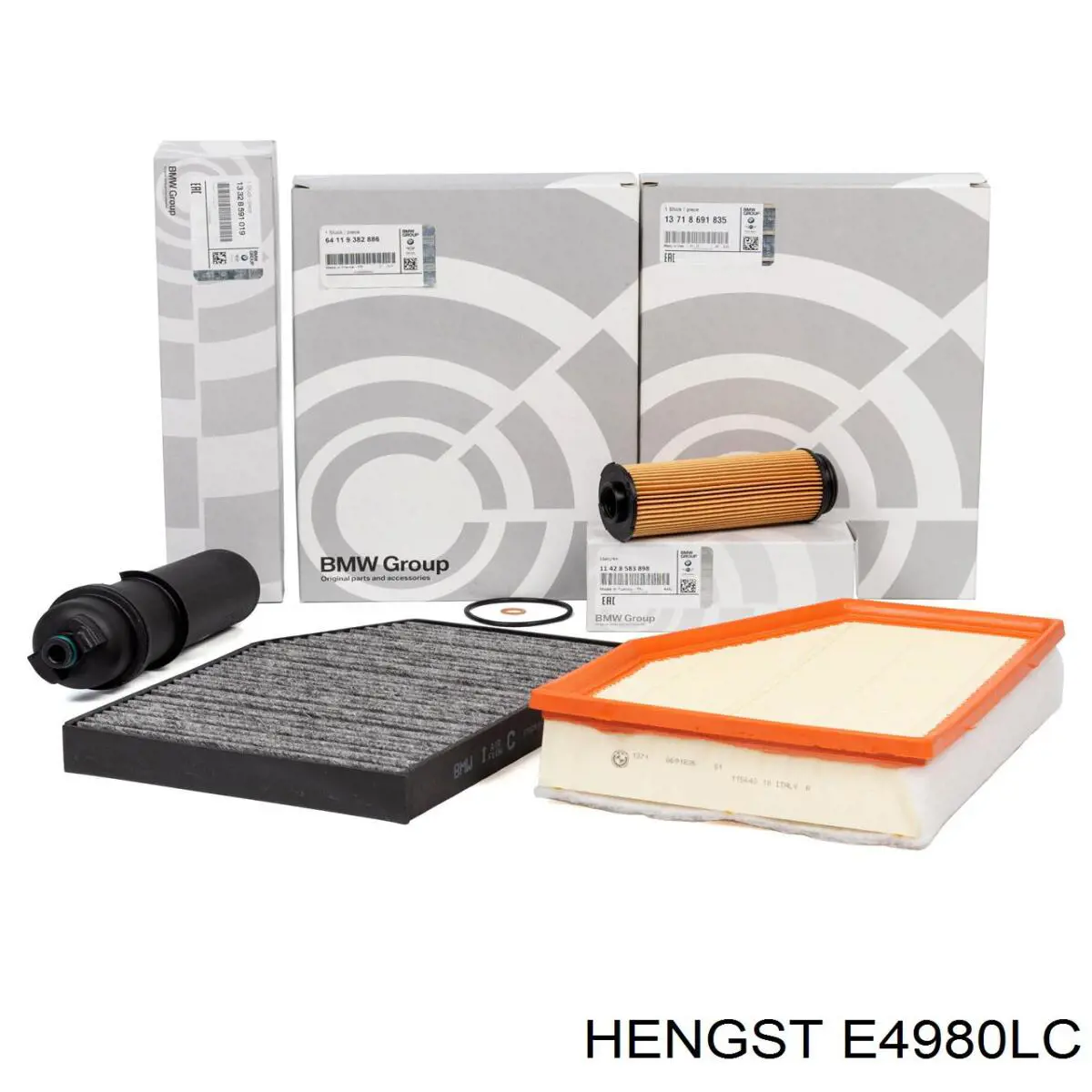 Фільтр повітряний обігрівача Hengst E4980LC ціна, від 16.34 USD