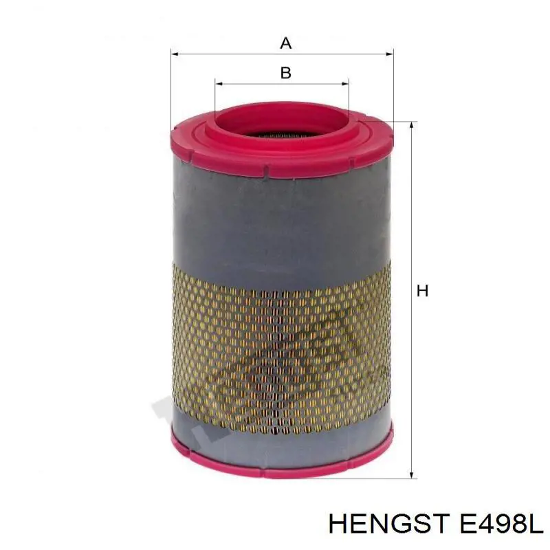 E498L Hengst Повітряний фільтр двигуна