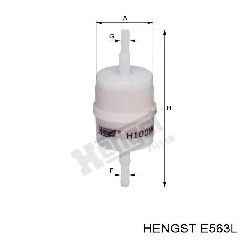 Купити E563L Hengst Автомобільний фільтр повітря