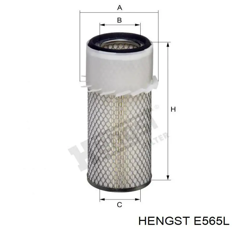 Фільтр повітряний E565L Hengst