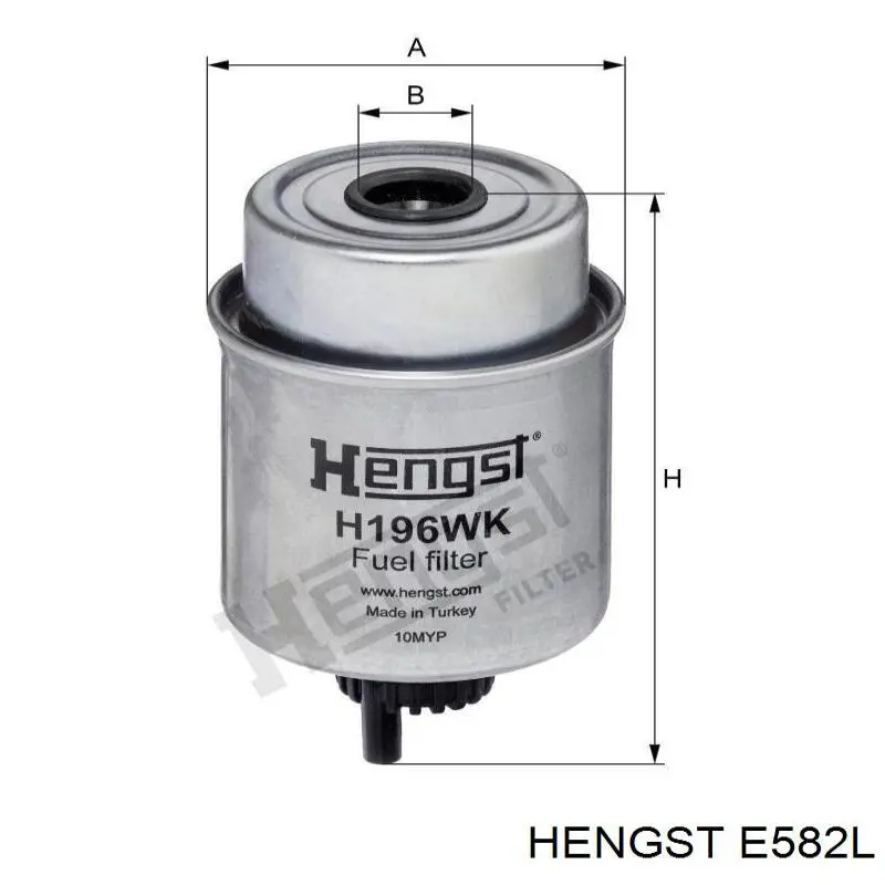 Купити E582L Hengst Автомобільний фільтр повітря