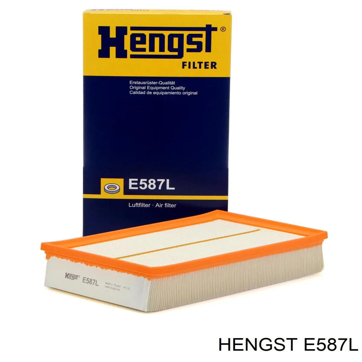 Елемент повітряного фільтра Hengst E587L ціна, від 9.12 USD