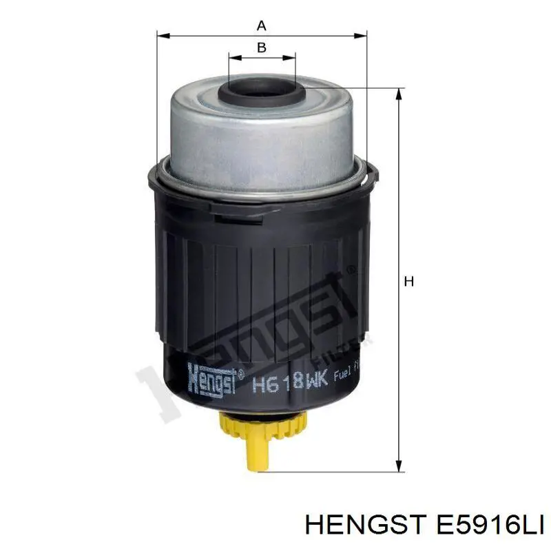 E5916LI Hengst Внутрішньосалонний фільтр