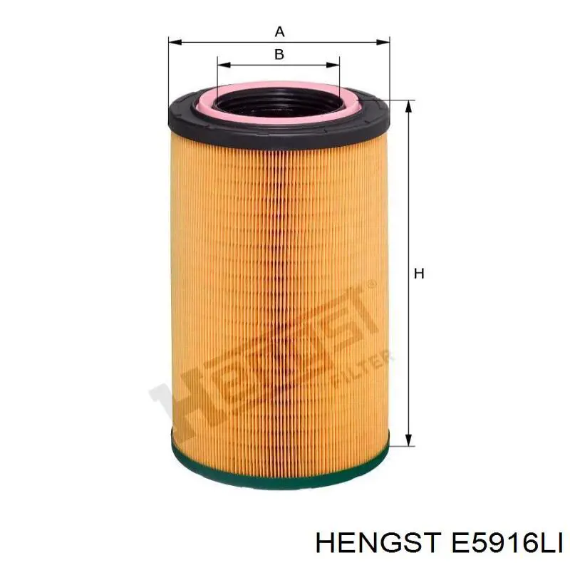 Купити E5916LI Hengst Фільтр салону вугільний