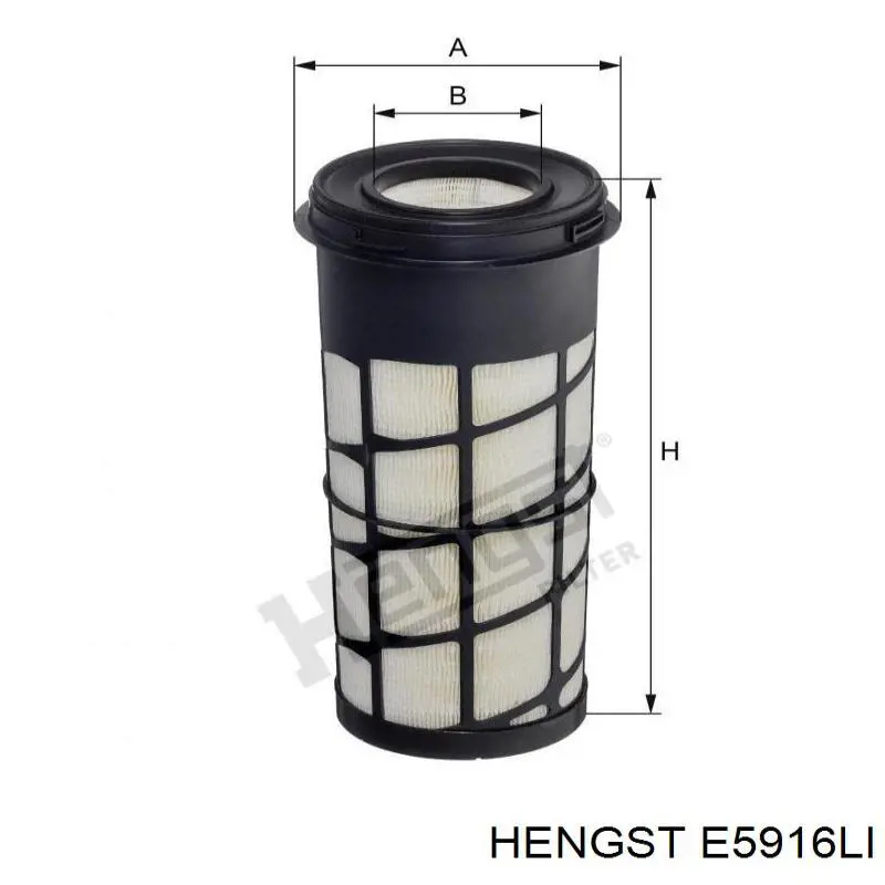 Фільтр салону E5916LI Hengst