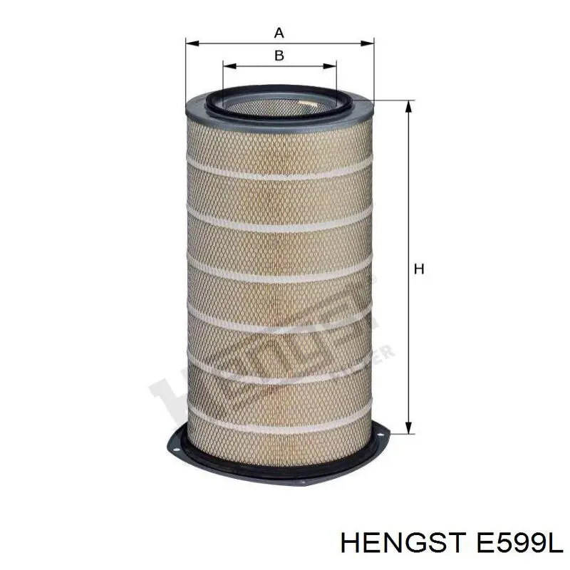 E599L Hengst фільтр повітряний
