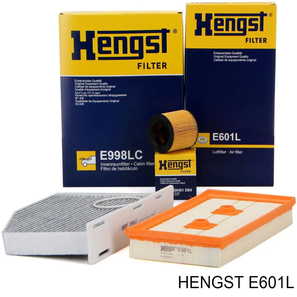 Повітряний фільтр E601L Hengst