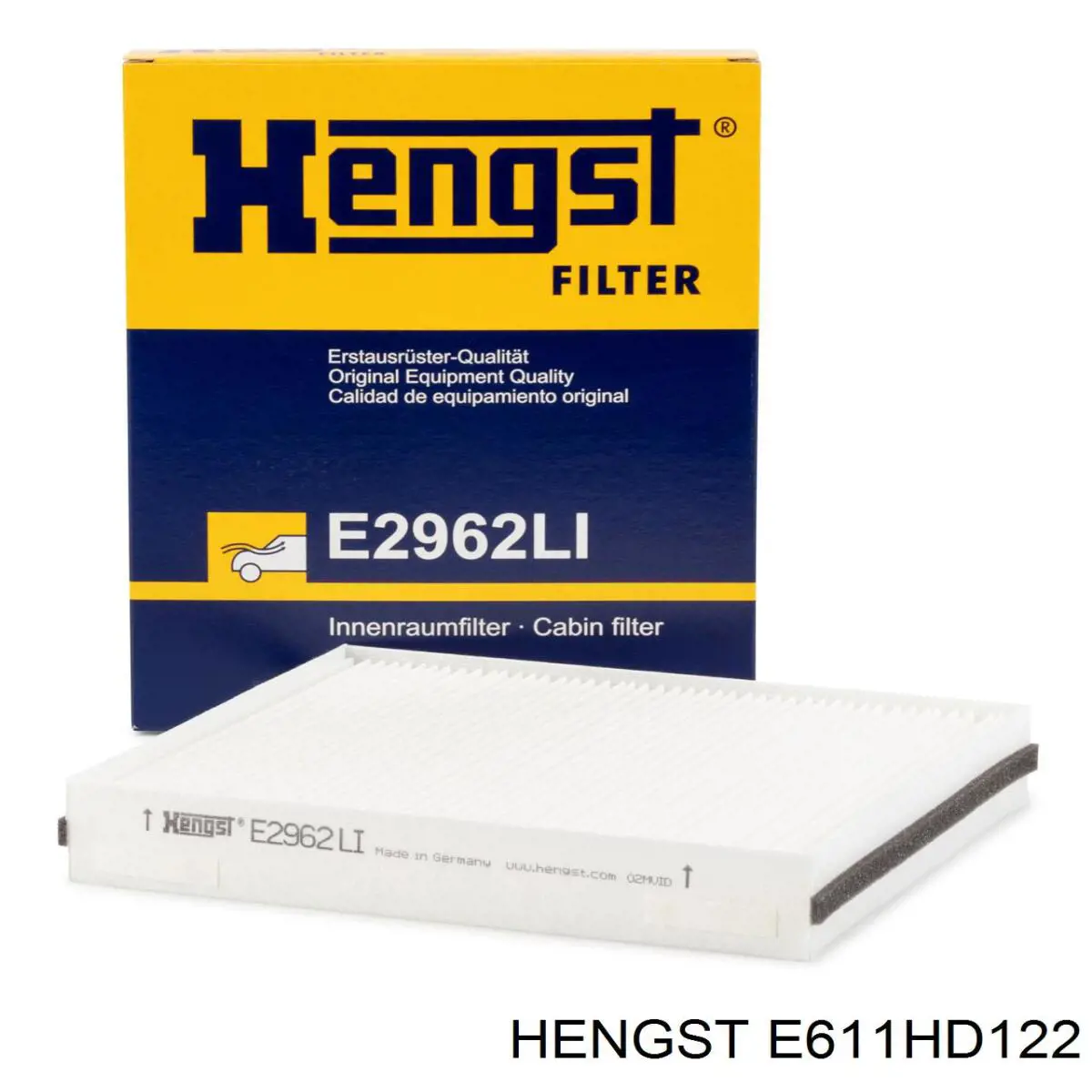 Фільтр масляний Hengst E611HD122