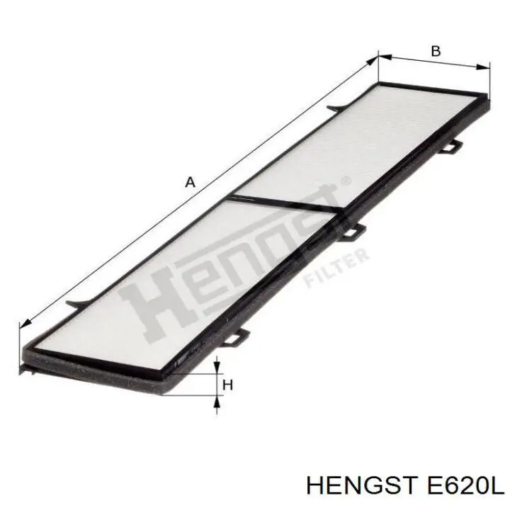 Фільтр повітряний Hengst E620L