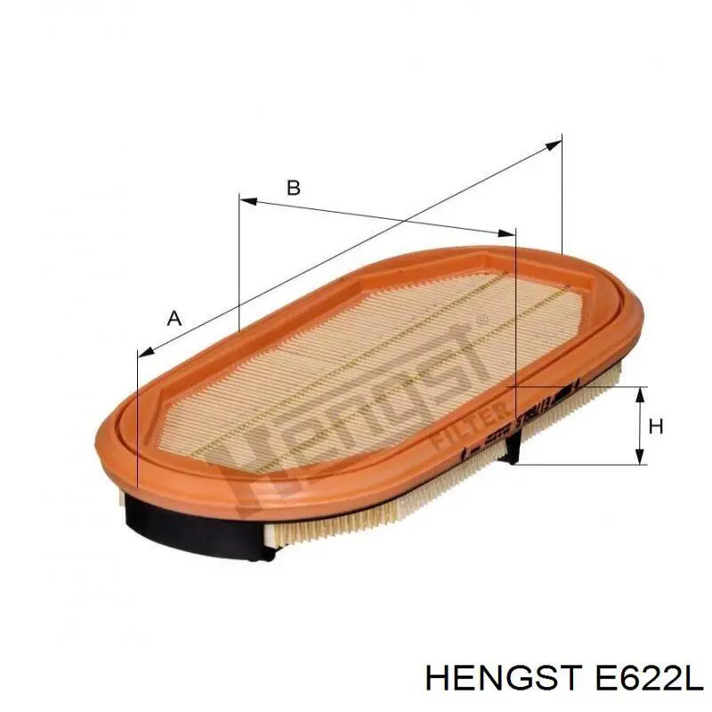 Купити E622L Hengst Фільтр салону вугільний