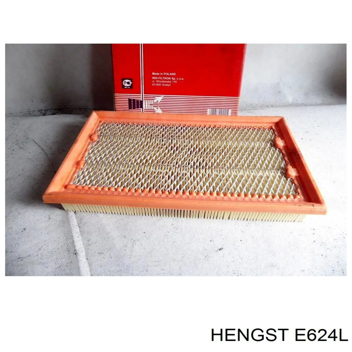 Фільтр повітряний E624L Hengst