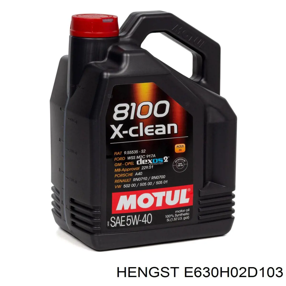 Масляний фільтр E630H02D103 Hengst