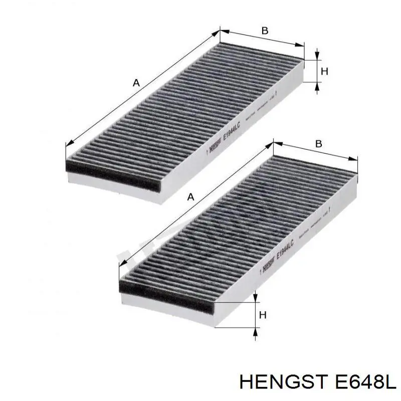 E648L Hengst Повітряний фільтр двигуна