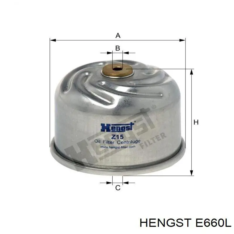 E660L Hengst Повітряний фільтр двигуна